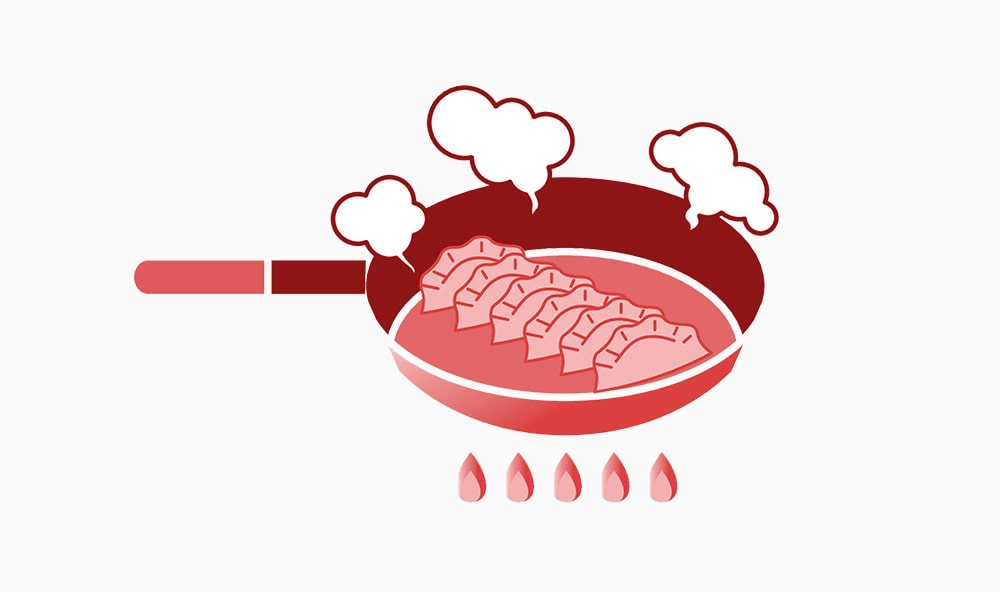 焼き餃子の焼き方3